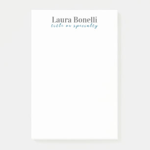 Minimalistische Professionele Moderne Eenvoudige N Post-it® Notes