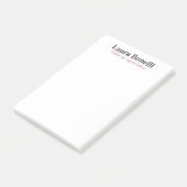 Minimalistische professionele moderne eenvoudige n post-it® notes (Schuin)