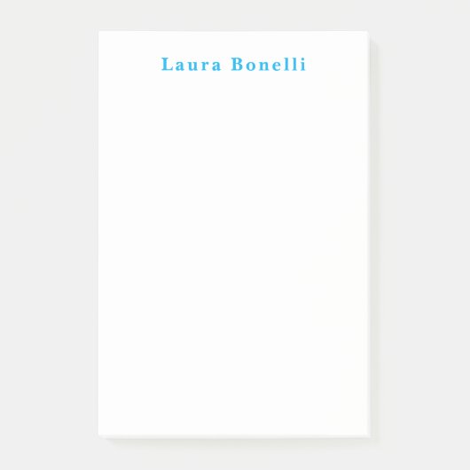 Minimalistische professionele moderne eenvoudige n post-it® notes (Voorkant)
