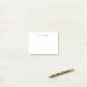 Minimalistische professionele moderne eenvoudige n post-it® notes (Op bureau)