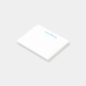 Minimalistische professionele moderne eenvoudige n post-it® notes (Schuin)