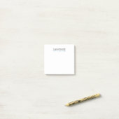 Minimalistische Professionele Moderne Eenvoudige N Post-it® Notes (Op bureau)