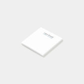 Minimalistische Professionele Moderne Eenvoudige N Post-it® Notes (Schuin)