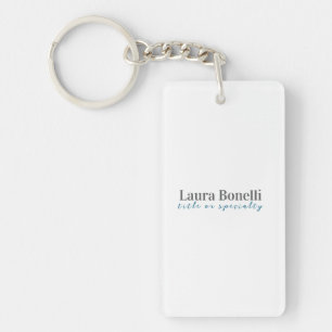 Minimalistische Professionele Moderne Eenvoudige N Sleutelhanger