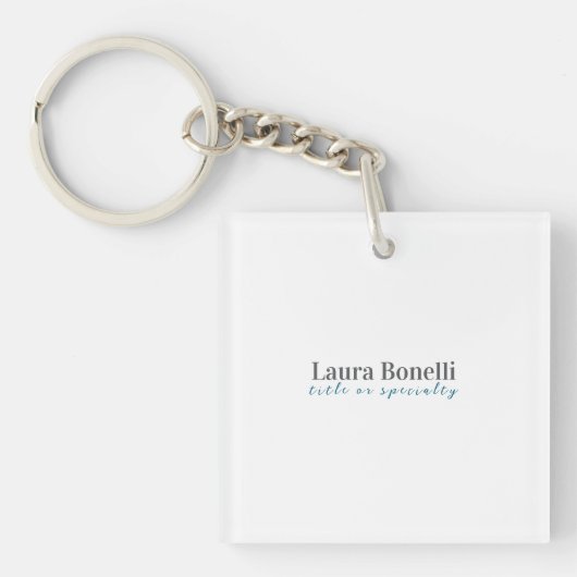 Minimalistische Professionele Moderne Eenvoudige N Sleutelhanger (voorkant)