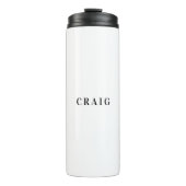 Minimalistische professionele moderne eenvoudige n thermosbeker (Voorkant)