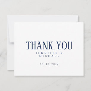 Minimalistische Professionele Moderne Elegant Bedankkaart