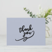 Minimalistische professionele moderne elegante bedankkaart (Staand voorkant)