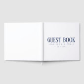 Minimalistische professionele moderne elegante gastenboek (Volledig)