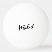 Minimalistische professionele moderne elegante pingpongbal (Voorkant)