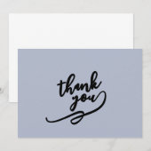 Minimalistische Professionele Moderne Elegantie Bedankkaart (Voorkant / Achterkant)