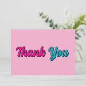 Minimalistische Professionele Moderne Elegantie Bedankkaart (Staand voorkant)