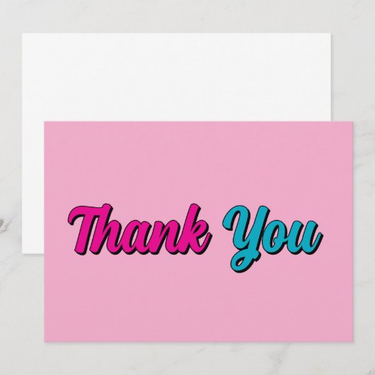 Minimalistische Professionele Moderne Elegantie Bedankkaart (Voorkant / Achterkant)