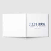 Minimalistische Professionele Moderne Elegantie Gastenboek (Volledig)