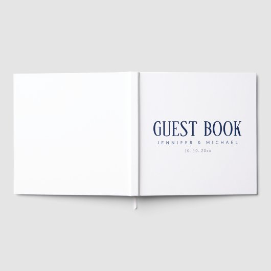 Minimalistische Professionele Moderne Elegantie Gastenboek (Volledig)