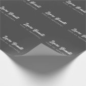 Minimalistische professionele moderne handgeschrev cadeaupapier (Hoek)
