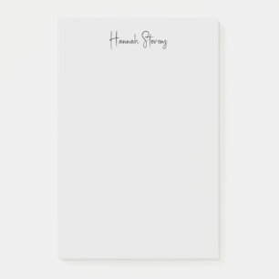 Minimalistische professionele moderne kalligrafie post-it® notes
