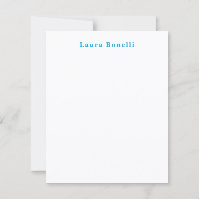 Minimalistische professionele moderne Plain Name P (Voorkant)