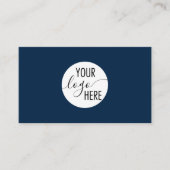 Minimalistische professionele scheepvaartmaatschap visitekaartje (Voorkant)