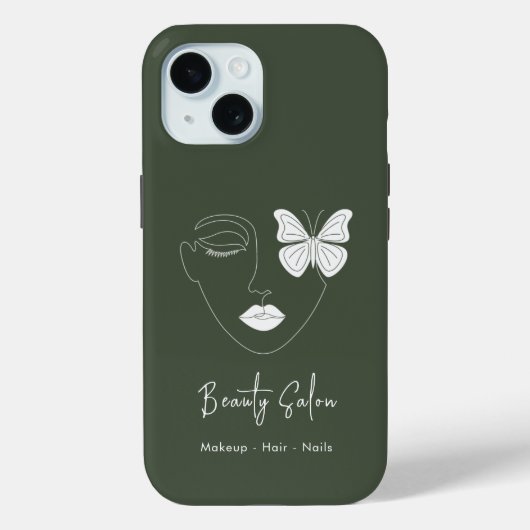 Minimalistische professionele schoonheidssalon For Case-Mate iPhone Case (Achterkant)