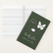 Minimalistische professionele schoonheidssalon For Notitieboek (Binnen)