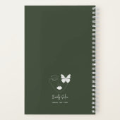 Minimalistische professionele schoonheidssalon For Notitieboek (Achterkant)