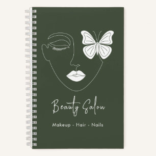 Minimalistische professionele schoonheidssalon For Notitieboek
