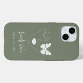 Minimalistische professionele schoonheidssalon Sag Case-Mate iPhone Case (Achterkant (horizontaal))