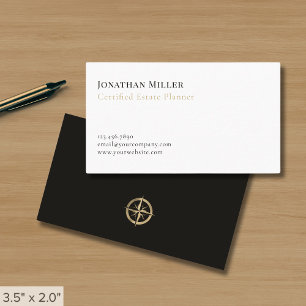 Minimalistische professionele services visitekaartje