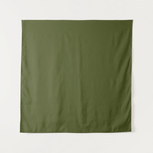 Minimalistische Professionele Solid Army Groene Kl Wandkleed (Voorkant)