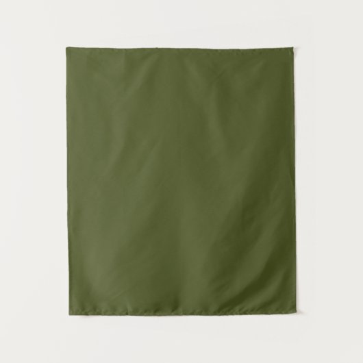 Minimalistische Professionele Solid Army Groene Kl Wandkleed (Voorkant)