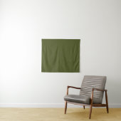 Minimalistische Professionele Solid Army Groene Kl Wandkleed (In Situ (horizontaal))