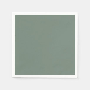 Minimalistische professionele Solid Xanadu Green Servet