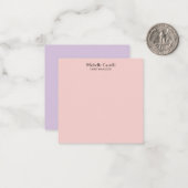 Minimalistische Professionele Unieke Klassieke Pas Notitiekaartje (Voorkant / Achterkant in situ)