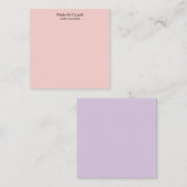 Minimalistische Professionele Unieke Klassieke Pas Notitiekaartje (Voorkant / Achterkant)