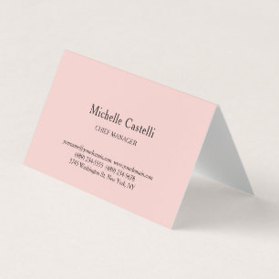 Minimalistische professionele unieke klassieke pas visitekaartje