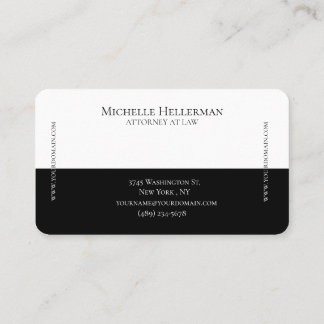 Minimalistische professionele visitekaart visitekaartje