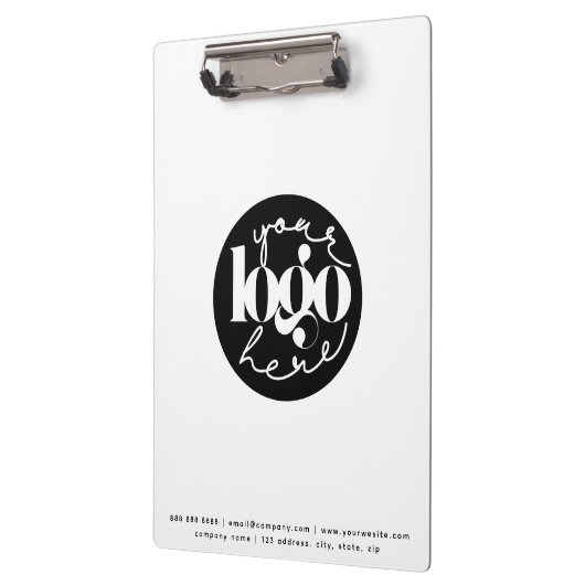 Minimalistische professionele zakelijke aangepaste klembord (Links)