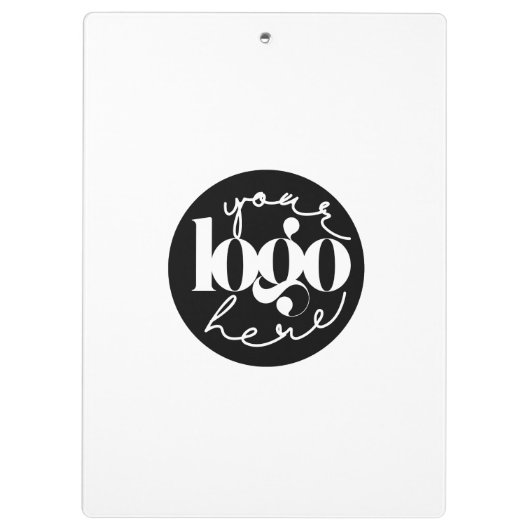 Minimalistische professionele zakelijke aangepaste klembord (Achterkant)