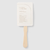 Minimalistische programma's voor rackweddenschappe handwaaier (Voorkant)