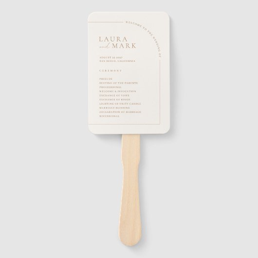 Minimalistische programma's voor rackweddenschappe handwaaier (Voorkant)