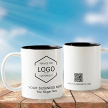 Minimalistische QR Code Bedrijf Business Logo Prom
