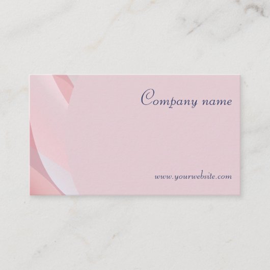 Minimalistische QR-code bleke koraalverpleegkundig Visitekaartje (Voorkant)