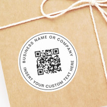 Minimalistische QR-code Business Simple