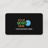 Minimalistische QR-code Digitaal Netwerk Contactge Visitekaartje (Achterkant)