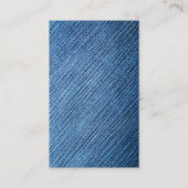 Minimalistische QR-code kortingskaart Visitekaartje (Achterkant)