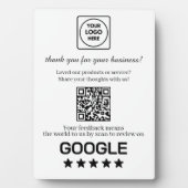 Minimalistische QR-code | Modern schoon aangepast  Fotoplaat (voorkant)