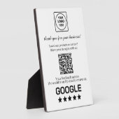 Minimalistische QR-code | Modern schoon aangepast Fotoplaat (Zijkant)