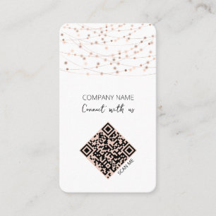 Minimalistische QR Code Neem contact met ons op Visitekaartje