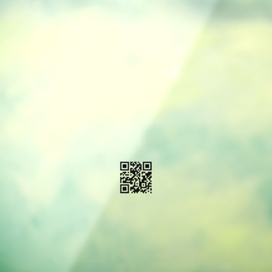 Minimalistische QR-code openingstijden bedrijf Wit Raamsticker (Vel 3)